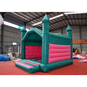 Château gonflable vert commercial pour enfants, certifié EN, pour <span class=keywords><strong>location</strong></span> événementielle, support OEM - Product Image 3