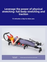 Lit de traction cervicale et lombaire, dispositif de décompression de la colonne vertébrale pour la relaxation du dos