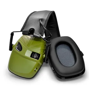 ที่ครอบหูป้องกันการได้ยิน,อุปกรณ์ป้องกันการได้ยินที่ครอบหูสำหรับถ่ายภาพงานก่อสร้างอุปกรณ์ยิงดิจิตอลอิเล็กทรอนิกส์ Nrr สูงสุด30Db