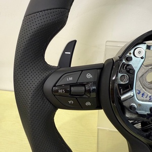 Volante de Cuero Negro Personalizado para <span class=keywords><strong>BMW</strong></span> F10 F11 F22 F30 F20 F15 F16 F02 F80 F45 E90 E70 E92 - Product Image 6
