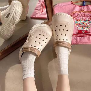 All'ingrosso rosa tacco alto zoccoli da donna moda moda pantofole adulti zoccoli classici per tutte le stagioni - Product Image 5