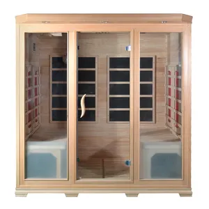 Sauna With Infrared Hot Sale Sauna Far Infrared Sunna Room For 4 People Capacity