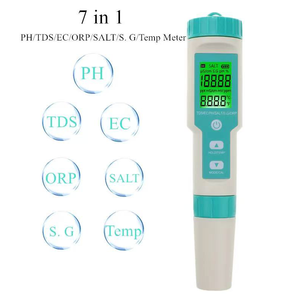 7 in 1 デジタル水質テスター |   水槽、魚タンク、プール用のPH、ORP、TDS、EC、塩分、温度、比重計 - Product Image 2