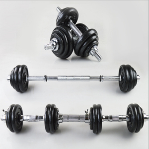 ชุดดัมเบลเหล็กหล่อ1-10กก. อุปกรณ์ฟิตเนสสีดำทนทาน SK ฟิตเนส10กก. - Product Image 2