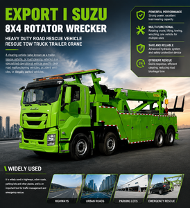 Camión de Remolque Pesado Isuzu 8X4 con Grúa Rotatoria para Rescate en Carretera - Product Image 1