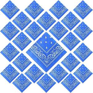 ペイズリーカウボーイバンダナバルク多目的ポリエステルヘッドバンドスカーフカーチ男性用女性ペットパーティーコスチューム - Product Image 1