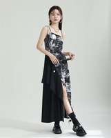 Robe d'été pour femmes, Design de Niche, Sense, robes décontractées, Sexy, mosaïque imprimée, vêtements de luxe irréguliers, robe à bretelles