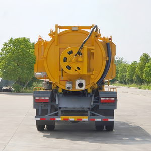 Camion-citerne d'aspiration des eaux usées léger de 6 m³ avec châssis 4x2, véhicule d'assainissement pour le traitement des eaux usées - Product Image 6