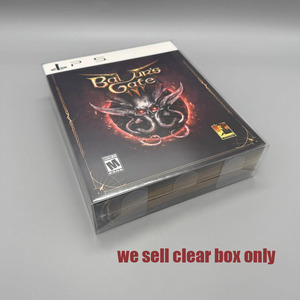 Boîte de protection transparente pour Baldur's Gate 3 pour <span class=keywords><strong>Sony</strong></span> <span class=keywords><strong>PlayStation</strong></span> <span class=keywords><strong>5</strong></span> <span class=keywords><strong>PS5</strong></span>, boîtes de collection TEP, étui de rangement pour jeux, boîte de présentation transparente - Product Image 1