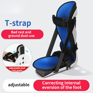 Orthèse de cheville et de pied réglable médicale, attelle respirante en plastique pour soulagement de la douleur, pour pied cassé, entorse de la cheville, tendinite d'Achille - Product Image 4