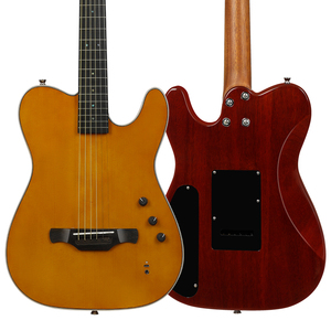 Gitar Elektrik K8-K9 Bullfighter 38 Inch 6 Senar Baja Leher Maple Silent Folk Klasik High Gloss Dengan Efek Chorus Delay - Product Image 1