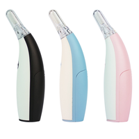 Nettoyeur d'oreilles à aspiration pour bébés et adultes, étanche, conception spirale, alimenté par batterie, kit d'outils de nettoyage d'oreilles en silicone à aspiration douce pour femmes
