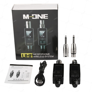 Clavax M-ONE Многофункциональный UHF Беспроводной XLR передатчик и приемник системы для динамического микрофона гитары беспроводной конденсаторный микрофон - Product Image 6