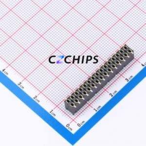 SSM-115-L-DV-P-TR Pin Socket SMD,P=2.54mm Connector 2.54mm 2.54mm Square Hole Vertical Mount - Product Image 2