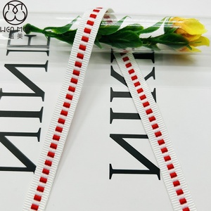 Cinta Elástica de 10 mm con Diseño de Puntos <span class=keywords><strong>Bicolor</strong></span> para Sombreros, Pantalones y Accesorios, 100% Poliéster Jacquard - Product Image 6