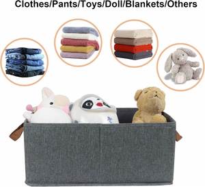 Boîte de rangement pour armoire, tiroir de rangement en tissu pour la maison, panier pliable pour vêtements et pantalons, sac de rangement pour sous-vêtements, boîte de tri - Product Image 3