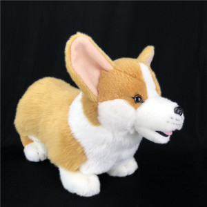 Peluche Realistico di Cane Corgi, Giocattolo in Peluche Corto con Imbottitura in Cotone PP, Simpatico Cucciolo 11-30cm di Altezza, Produzione all'Ingrosso Guangdong - Product Image 3