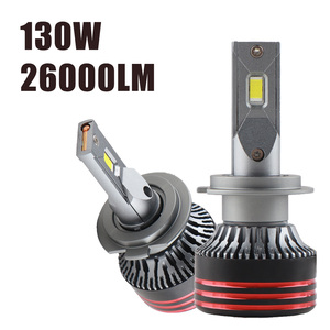 ไฟหน้ารถยนต์ LED กำลังสูง 130W 26000LM รุ่น H7 H8 H9 H11 H4 9005 9006 สำหรับขายส่ง ให้แสงสว่างสูง - Product Image 4