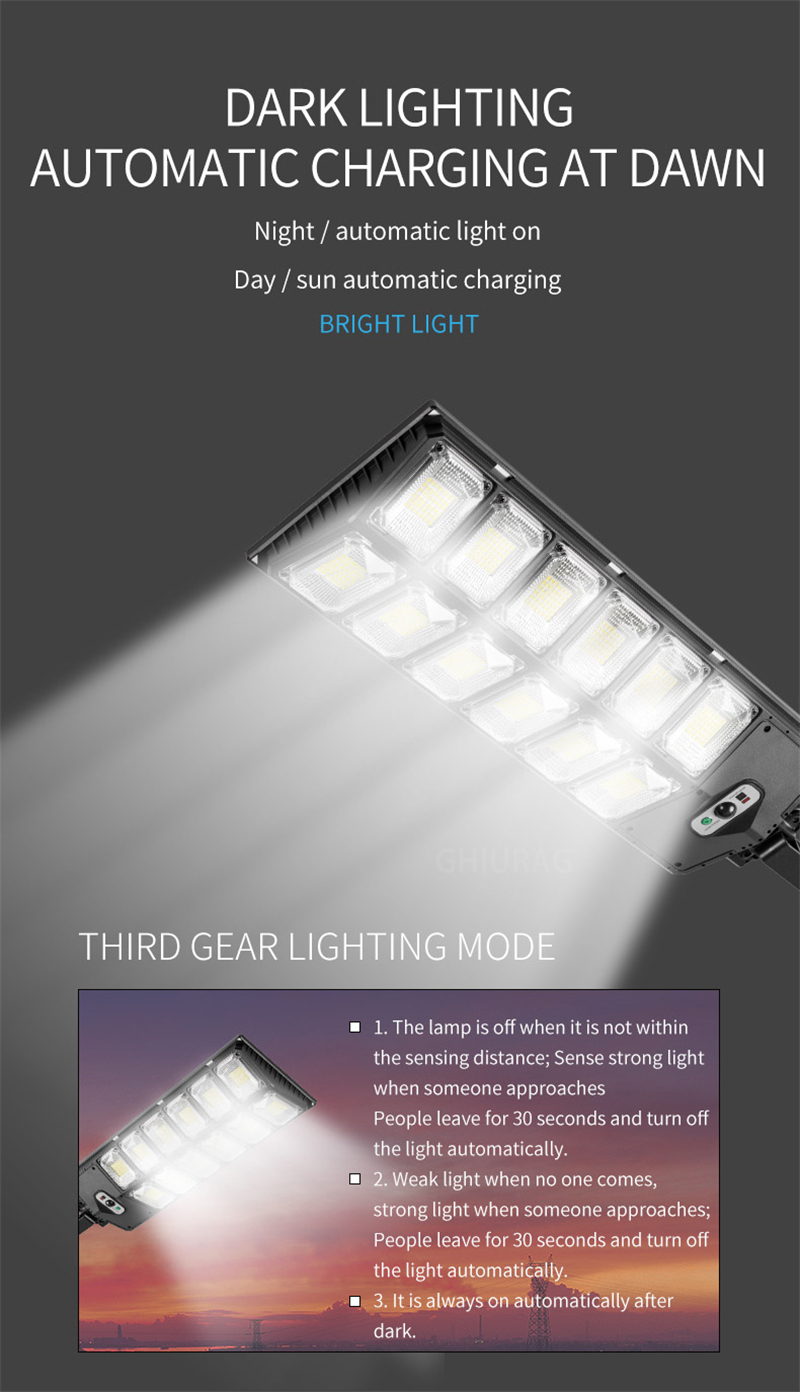 Good Quality Lamp With Panel All In One S 500 Watts 1000w Solar Street Light Different Option · image 5