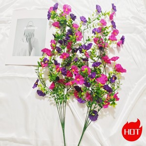 Bouquet de fleurs artificielles Kang Kang, 30cm-100cm, décoration murale en plastique - Product Image 4