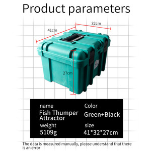 YJ Aquahunter Fishing Tackle <b>Box</b> 41x32x27cm Waterproof Storage Case For Freshwater Bass Fishing <b>Gear</b> - Product Image 5