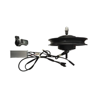 Kit moteur de trottinette électrique OEM 12 pouces 48V 350W 500W, conversion durable pour vélo électrique avec écran LCD et alimentation par batterie au lithium