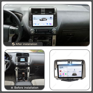Marco de Radio Android para Auto a Buen <span class=keywords><strong>Precio</strong></span> para <span class=keywords><strong>TOYOTA</strong></span> PRADO <span class=keywords><strong>Land</strong></span> <span class=keywords><strong>Cruiser</strong></span> Prado, Marco para Panel de Tablero, Panel de Fascia para Auto - Product Image 3