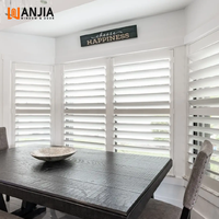 Volet persienne en PVC moderne à ouverture horizontale pour hôtels et appartements, ajustable, vente en gros