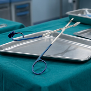 Pinces chirurgicales vétérinaires en acier inoxydable 19 cm réutilisables pour la chirurgie animale Classe I certifiées CE - Product Image 5