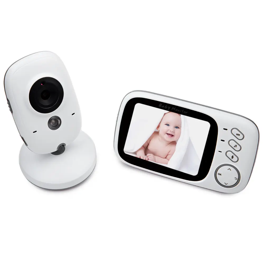 2.4G Wiifi 3.2 "Layar Digital Dua Arah Suara Bicara Penglihatan Malam Kamera Bayi VB603 Video Monitor Bayi dengan Kamera dan Audio