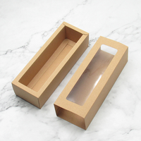 Boîte d'emballage de macaron clair boîte de bonbons cadeau pour 6 emballagemacaroon boîte avec plateau en plastique