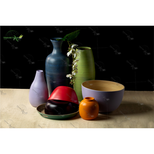 Mini jarrón de bambú ecológico hecho a mano para decoración del hogar, tamaño pequeño para mesa de comedor o decoración de escritorio - Product Image 5