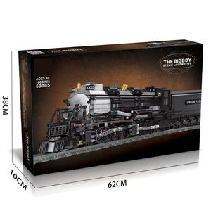 Quy Mô Lớn 1608Pcs Xây Dựng Khối <span class=keywords><strong>Train</strong></span> Hơi Nước Đầu Máy Xe Lửa 19 Thế Kỷ Gạch Đồ Chơi Giáo Dục <span class=keywords><strong>Train</strong></span> <span class=keywords><strong>Set</strong></span> - Product Image 5