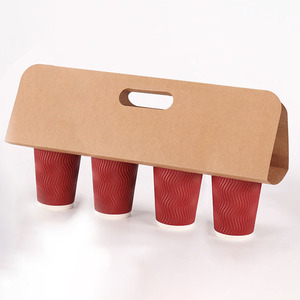 Porte-boisson en <span class=keywords><strong>carton</strong></span> biodégradable en PLA de forme unique <span class=keywords><strong>personnalisable</strong></span> <span class=keywords><strong>gobelet</strong></span> jetable pour l'artisanat estampable de fête écologique - Product Image 2
