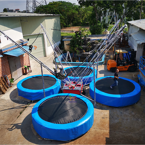 Juego <span class=keywords><strong>de</strong></span> trampolín inflable Bungee para 4 personas con máquina <span class=keywords><strong>de</strong></span> Control extraíble Castillo inflable <span class=keywords><strong>de</strong></span> entretenimiento al aire libre - Product Image 4
