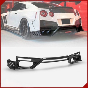 Diffuseur arrière en fibre de carbone de haute qualité style TS, lèvre inférieure du pare-chocs arrière, kit carrosserie pour <span class=keywords><strong>Nissan</strong></span> GTR R35 <span class=keywords><strong>2017</strong></span> - Product Image 1