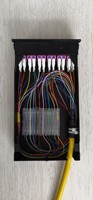 Panel Patch Fiber Optik ODF 24 Port MPO Pre-termination Splice Cassette 24F OEM/ODM Merek Bersertifikat CE RoHS Data