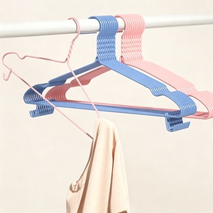 Thickened Non Slip Plastic Clothes Hanger 40cm With Hook And Groove For Home Dorm Use Rectangle Shape Clothing Organizer - Product Image 2
