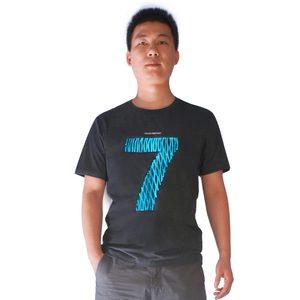 Summer <strong>Party</strong> Fashion Led Light <strong>Tshirt</strong> Men's T-shirts Glow in the Dark Fabric - Product Image 1
