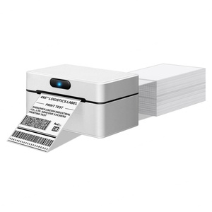 500 étiquettes par pile, Dymo Paypal, étiquettes d'expédition continues pliables personnalisées, format 4x6, vierges, en accordéon - Product Image 3