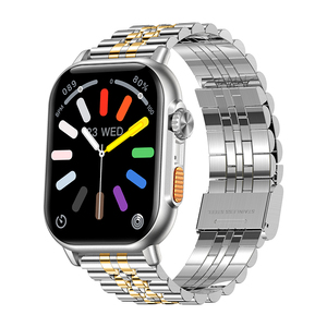 TK23 pro Smart Watch <span class=keywords><strong>cinturino</strong></span> <span class=keywords><strong>in</strong></span> <span class=keywords><strong>acciaio</strong></span> IP68 impermeabile per il monitoraggio della frequenza cardiaca orologi <span class=keywords><strong>Smartwatch</strong></span> TK23 <span class=keywords><strong>con</strong></span> funzione di chiamata BT - Product Image 3