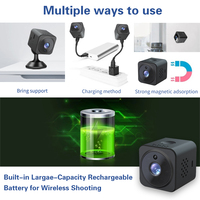 Échantillon gratuit NEEXXT AS0202 Système de caméra de sécurité à domicile Mini caméra vidéo sans fil Mini caméra portable WIFI avec vision nocturne