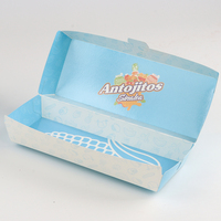 Caja para Hot Dogs con Tapa Abierta, Logotipo Personalizado Impreso, Contenedores de Papel Kraft Desechables Resistentes a la Grasa para Almacenamiento de Alimentos, Fabricante
