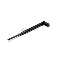 Antenne WiFi interne pliable 2,4 GHz en caoutchouc, VSWR stable ≤ 2,0, 2 dBi, connecteur SMA mâle, pour passerelle industrielle M2M