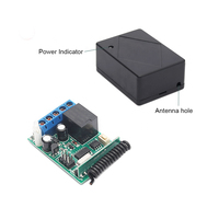 Télécommande sans fil, relais émetteur/récepteur longue distance, télécommande RF 12V DC, bouton on/off, ghz