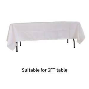 Custom Table Clothes Sublimation Blanks Logo Polyester Waterproof Fitted Table Cover Table Cloths