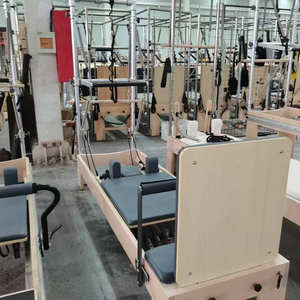 Reformer de Pilates Maple para Entrenamiento Profesional con Media Torre y Rieles de Aluminio para Uso en Estudio, Hogar y Comercial - Product Image 5