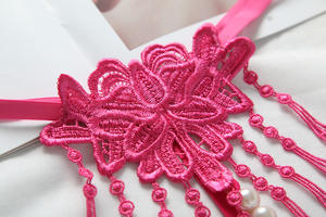 Bragas sexis de encaje de perlas para chicas, bragas de mujer, Tanga transparente con entrepierna abierta, ropa interior fina, lencería femenina 0780 - Product Image 3