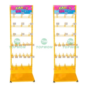Custom Retail Store Metal Floor <strong>Wire</strong> <strong>Hook</strong> <strong>Display</strong> <strong>Hook</strong> <strong>Rack</strong> for Hanging Candy <strong>Display</strong> Stand - Product Image 5