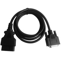 Câble d'extension automobile 1,5 m OBD2 mâle vers DB15 mâle OBDII